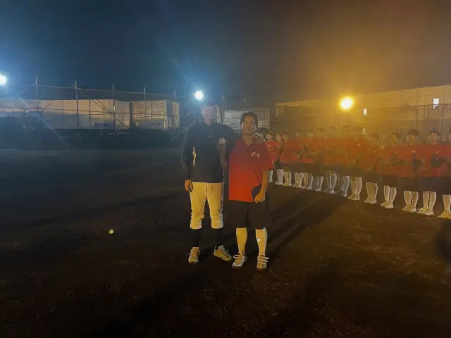 #ホームラン
#おめでとう
#久しぶりの柵越えにも
#変わらないこの構図
#安心のこの笑顔